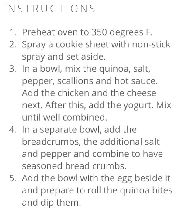 Healthy Buffalo Quinoa Chicken Bites With Blue Cheese Dip 