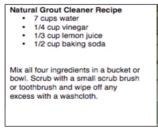 💥💢Clean Grout Lines Using Chemical-Free Products💢💥