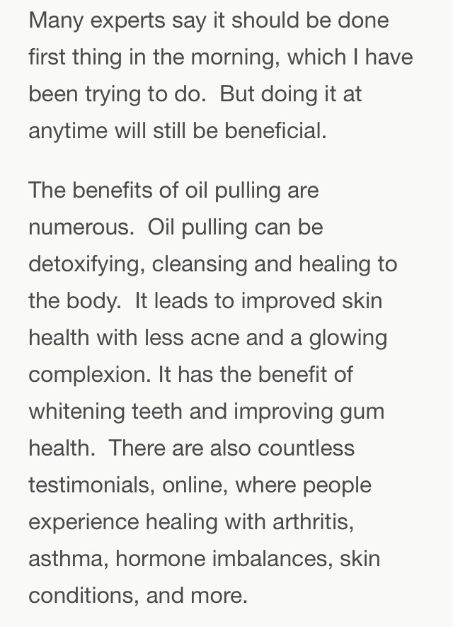 What is Oil Pulling??