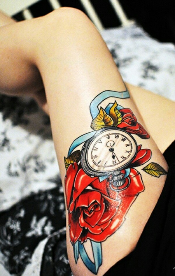 Sexy Thigh Tattoos And Designs For Women! 