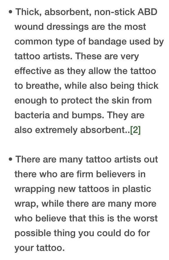 How To Care For A New Tattoo✨