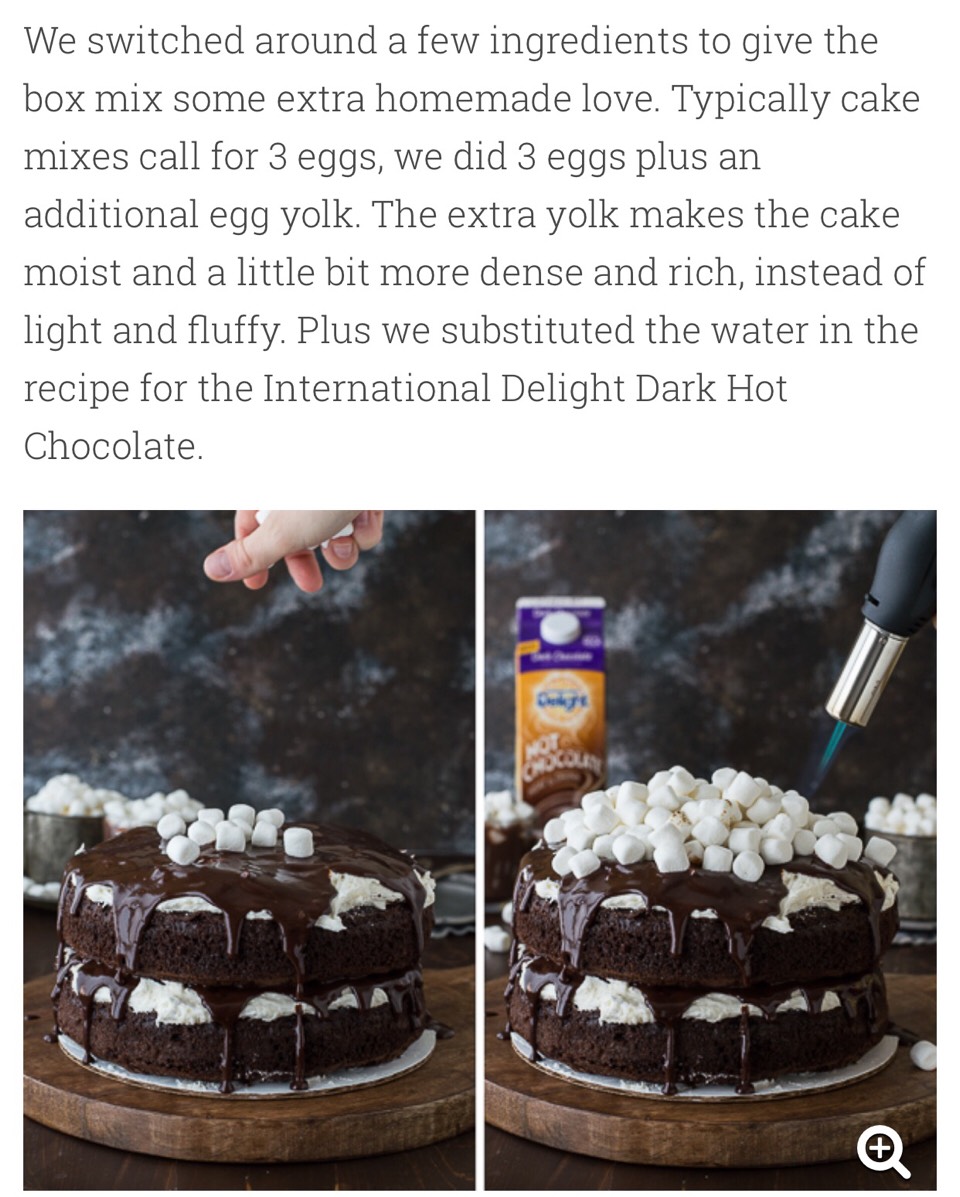Hot Chocolate Cake. 😍😋😊