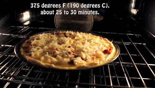 Breakfast Pizza Yummy