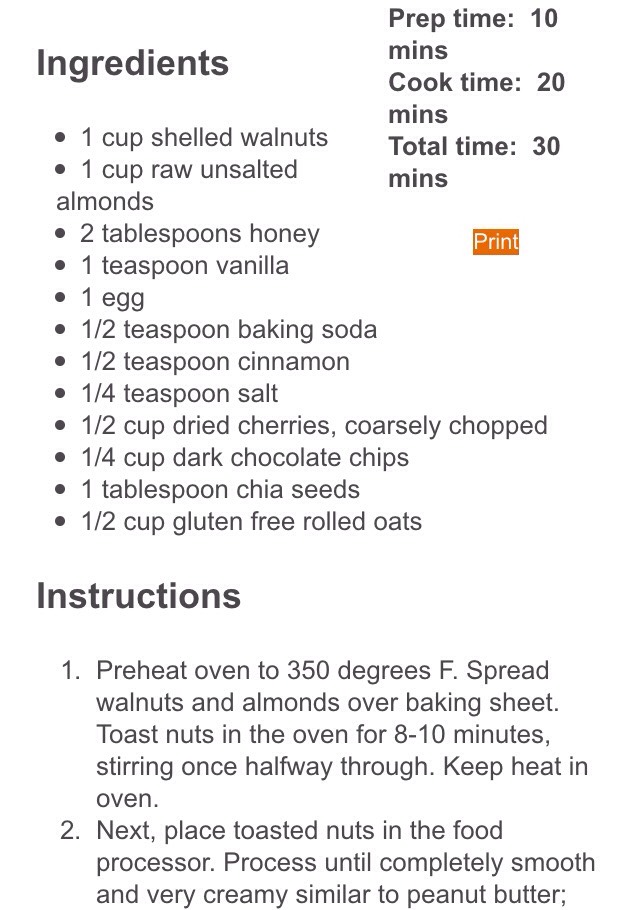 Chia, Chocolate Chip, Oatmeal, Breakfast Cookies