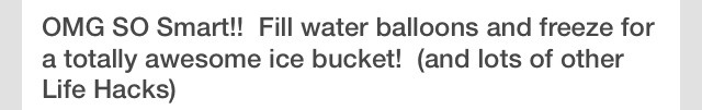 ✨✨Use Water Balloons Instead Of Ice For Your Cooler!!🌟🌟