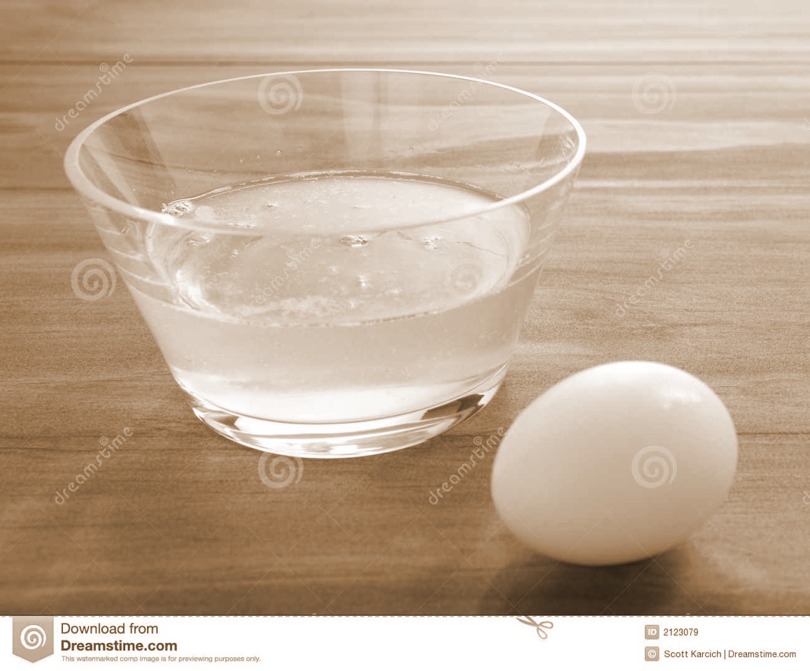 3rd Step- Mix eggs whites n Olive Oil, 