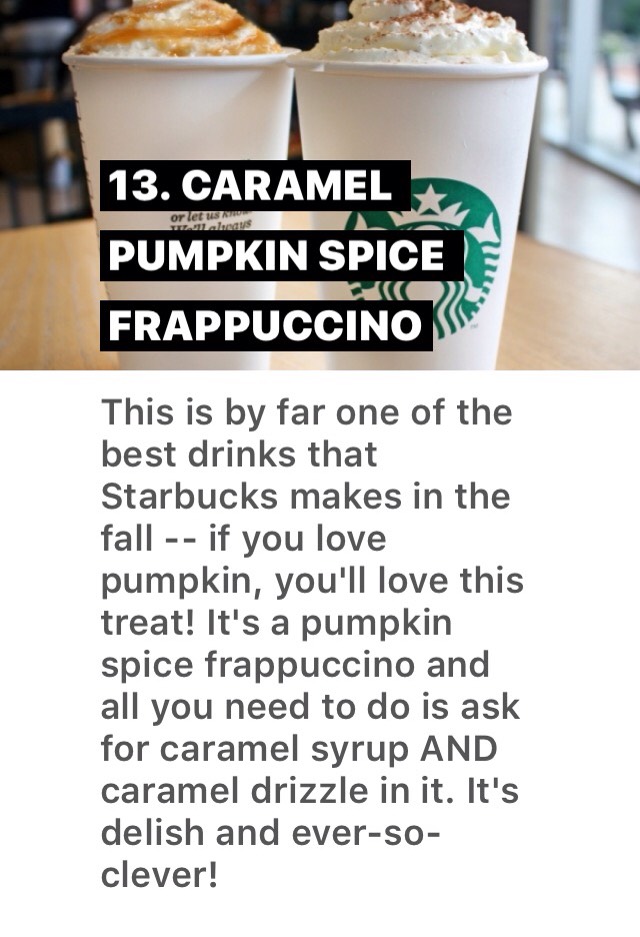 29 BEST STARBUCKS DRINKS 