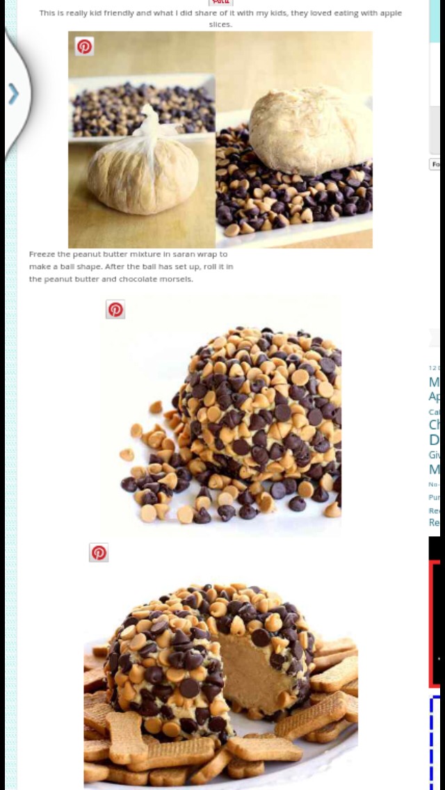 Chocolate Peanut Butter Cheese Ball!