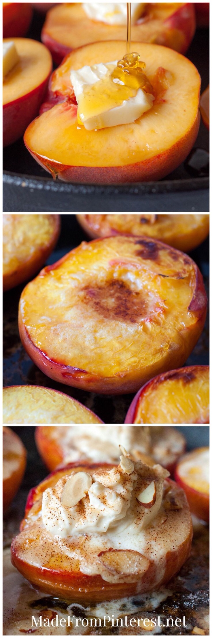 Baked Peaches And Cream!! Yum!!😍