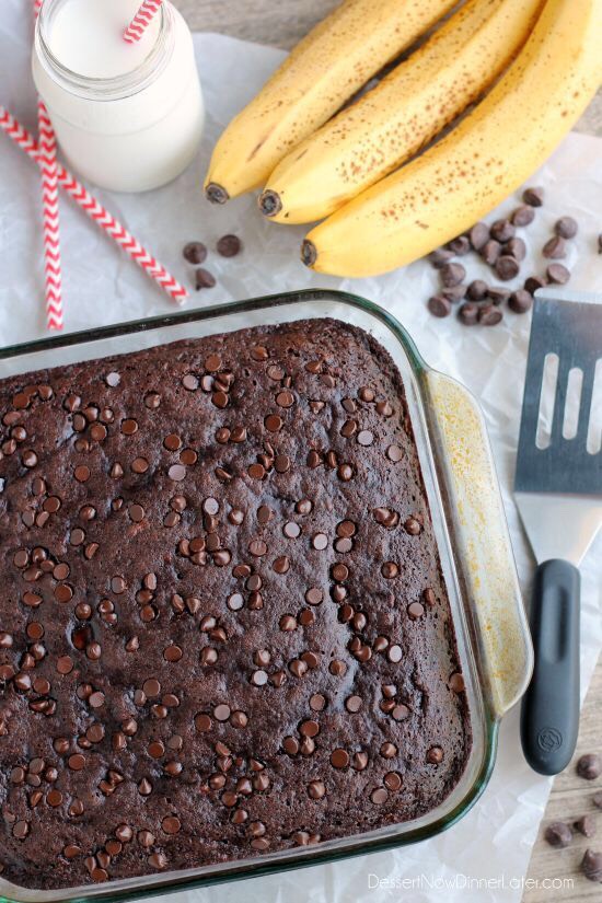 Double Chocolate Banana Cake. 😛😍😊