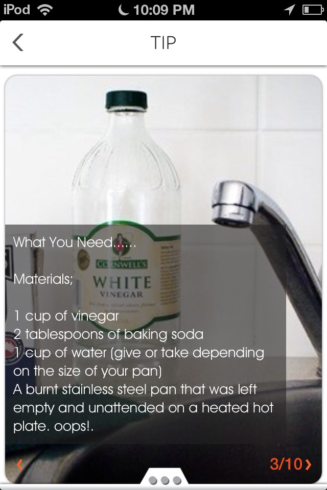 How to get rid of burnt bit on a pan