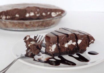 Baileys hot chocolate ice cream pie