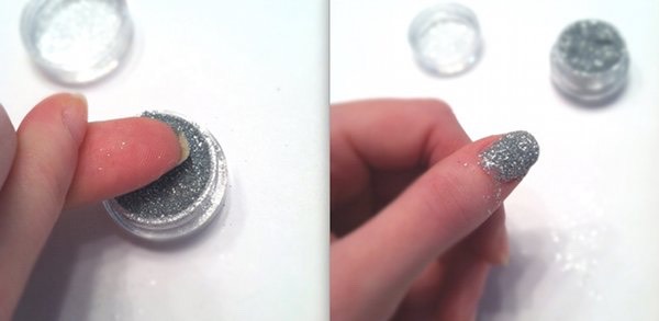 Easy Glitter Nail Tutorial😊🙌