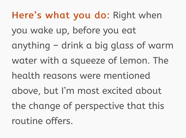 21 DAY MORNING DETOX ROUTINE!