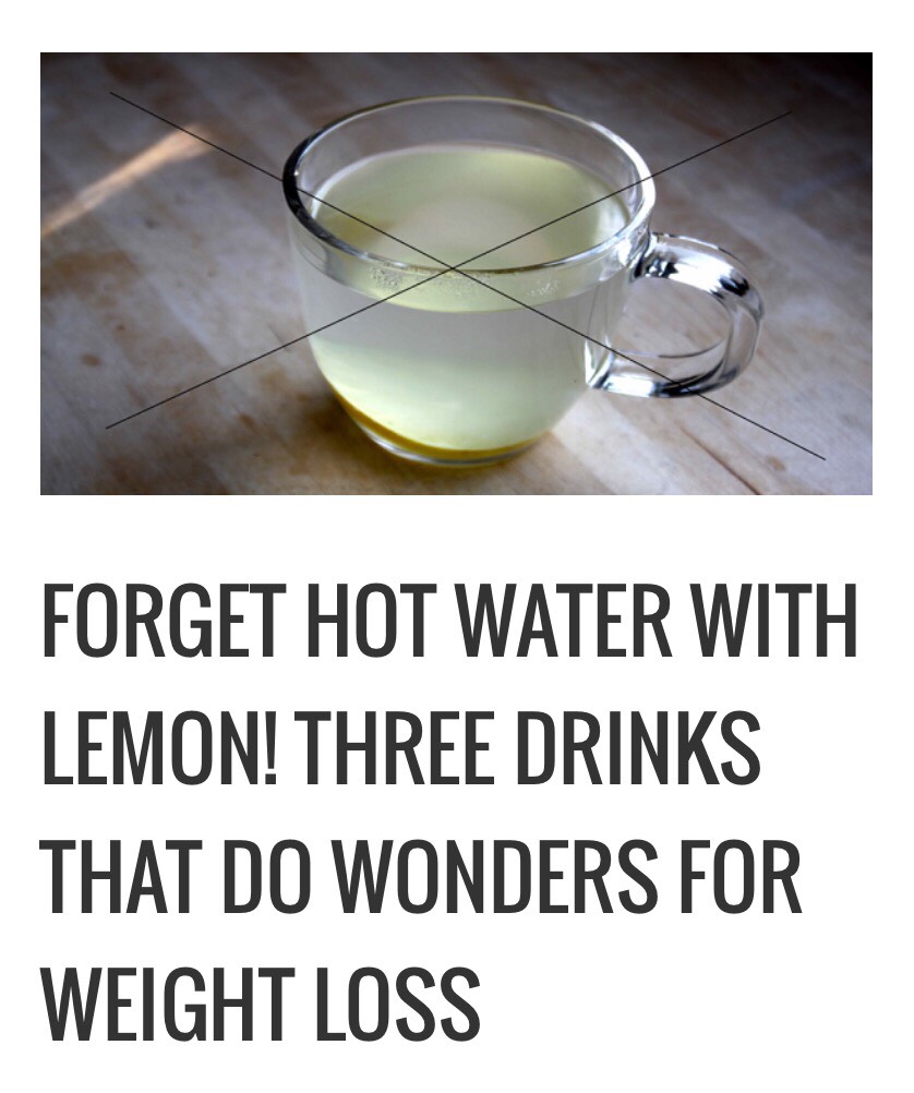 Forget Hot Water With Lemon! Three Drinks That Do Wonders For Weight Loss. #summervibes