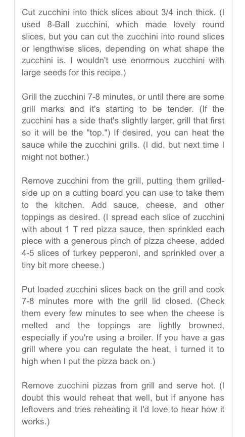 Grilled Zucchini Pizza Slices. What A Great Low Carb Idea. Must Make!💯