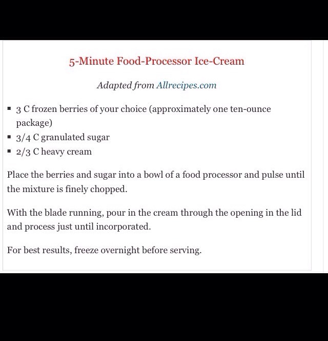 5 Minute Raspberry Ice Cream!