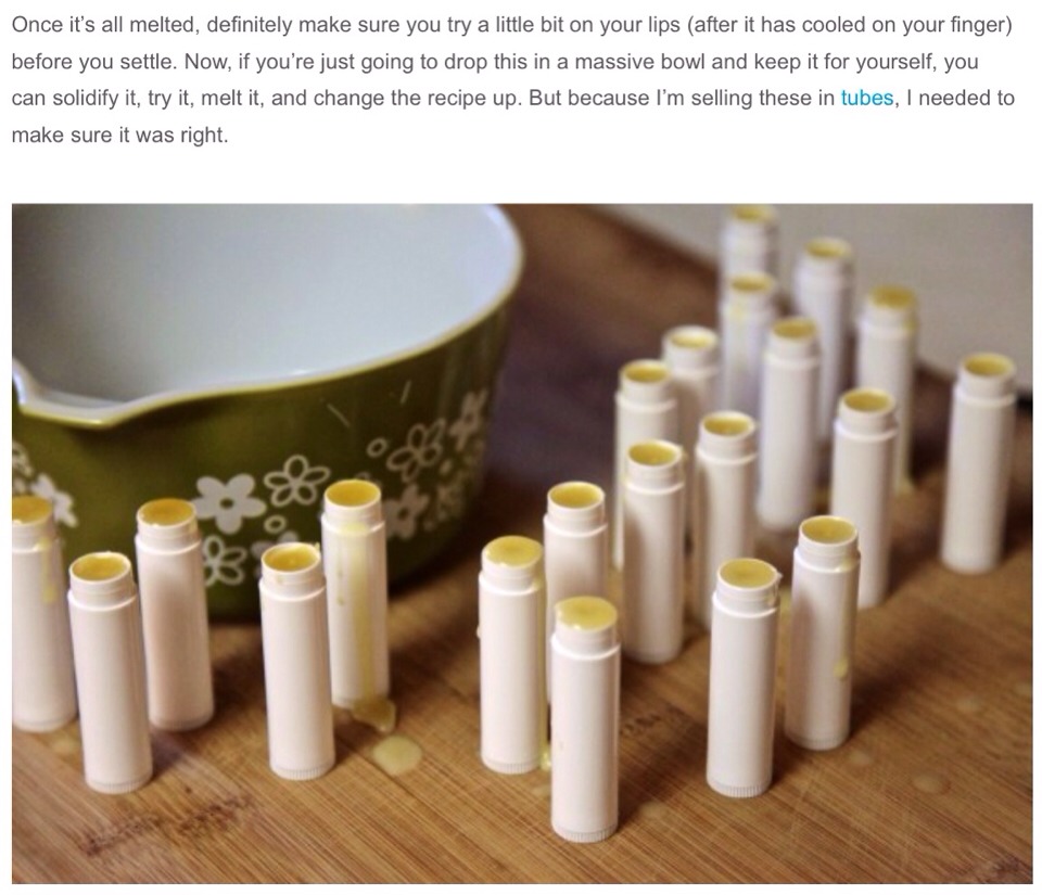 ✨❤️Burt's Bees Style Lip Balm Recipe❤️✨
