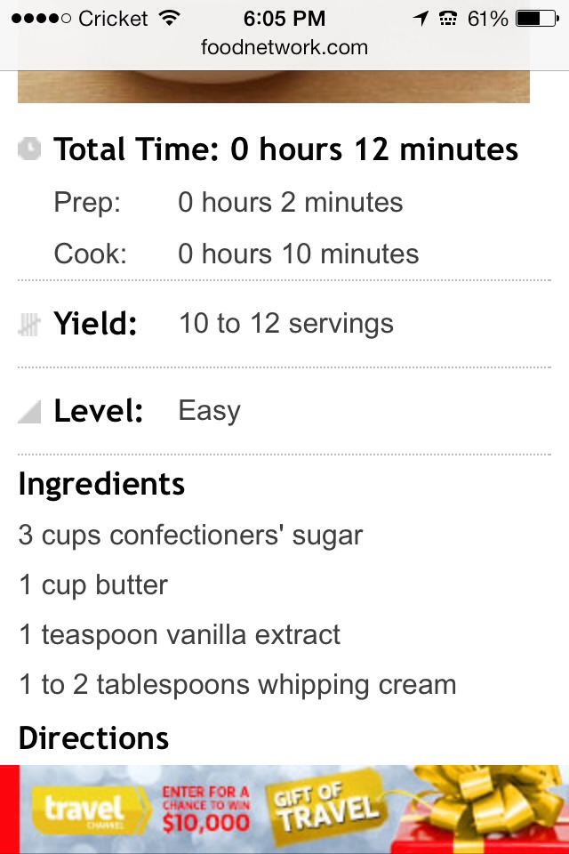 Quick & Easy Vanilla Buttercream Frosting.