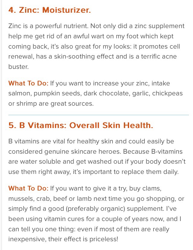 5 Vitamin Cures For Fantastic Skin❗️