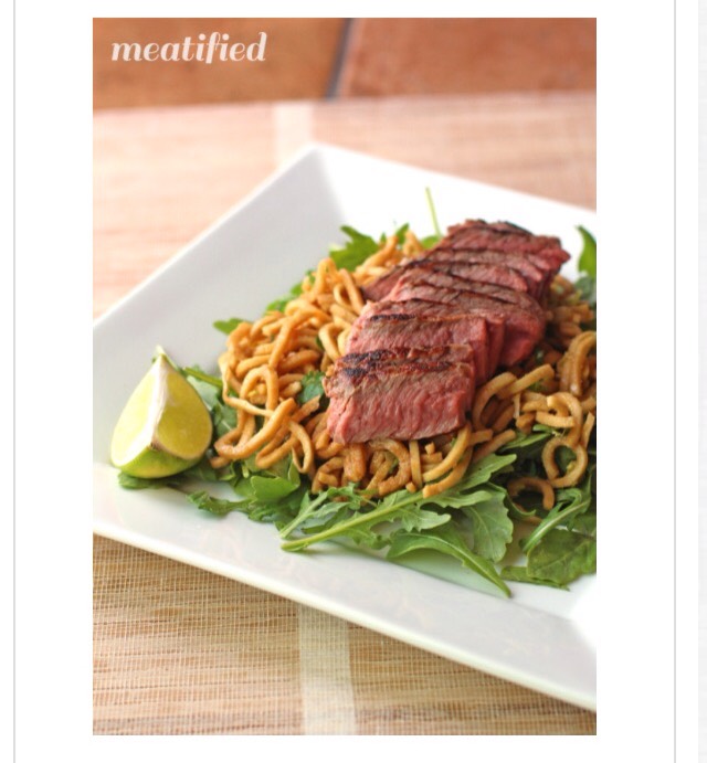 Ginger Garlic Parsnip Noodles