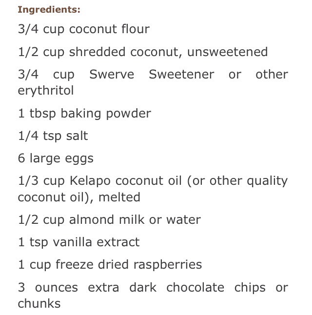 💗Coconut Raspberry Chocolate Chip Muffins! Low Carb And Gluten Free!💗 