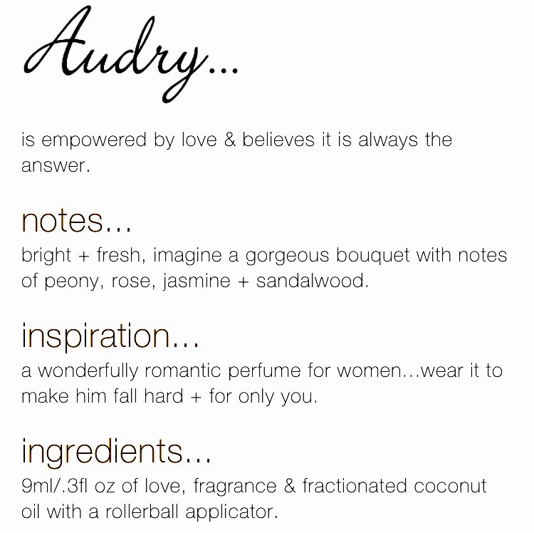 Audry Believes In The Power Of Love.