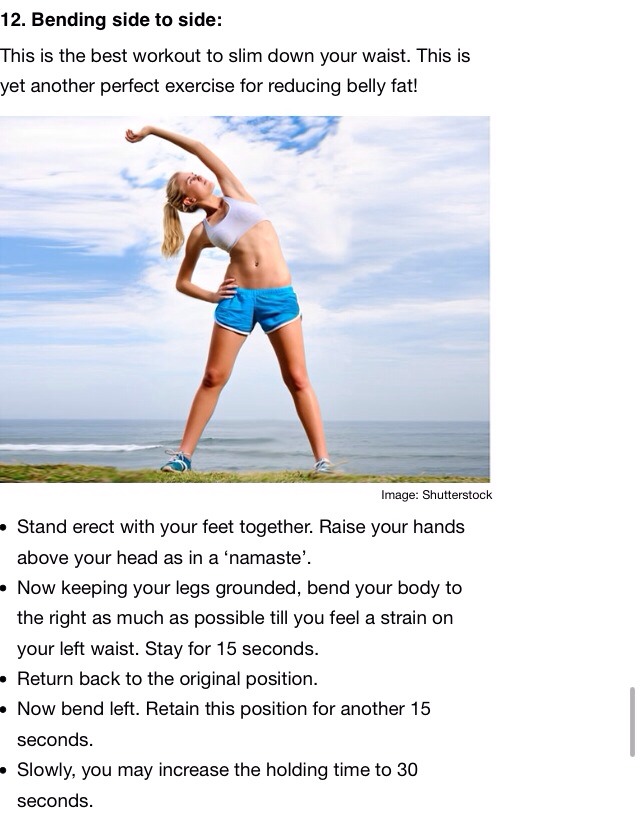 16 Simple Exercises To Reduce Belly Fat
