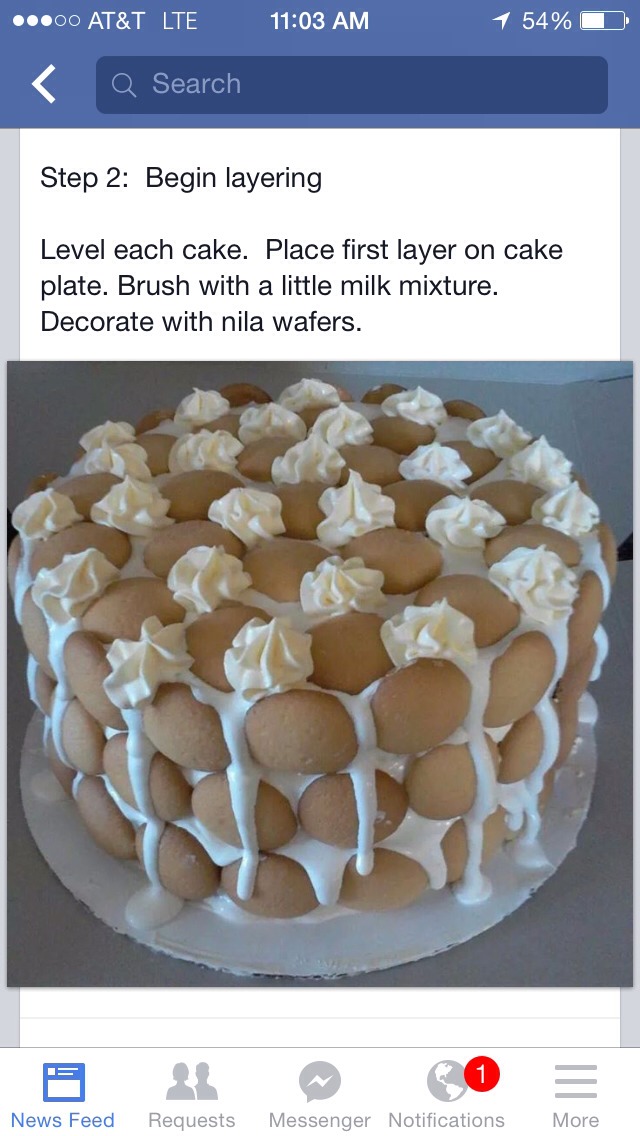 Banana Pudding Cake :)