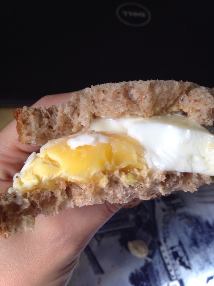 The egg yolks may seem like they'd be runny but they're not. They're pretty much solid. If you don't like runny yolks you will love this π Enjoy!