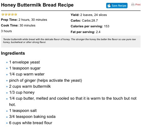 Honey Buttermilk Bread Recipe 🍞🍞🍞