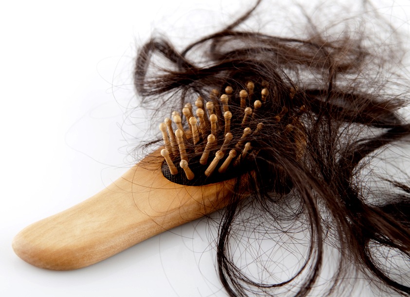 Use pure oils (Olive, Avocado, Coconut, Aragon).  Don't brush your hair when it's wet.