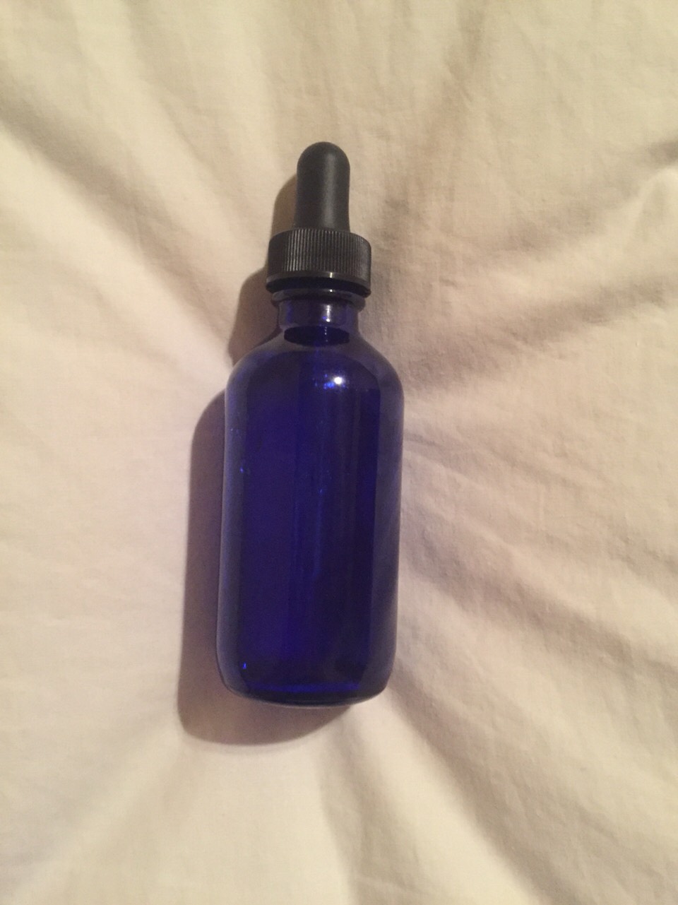 fill the witch hazel to the top & then add 2-3 drops of each essential oil. Shake it up, put some on a cotton ball, & apply it to your face!