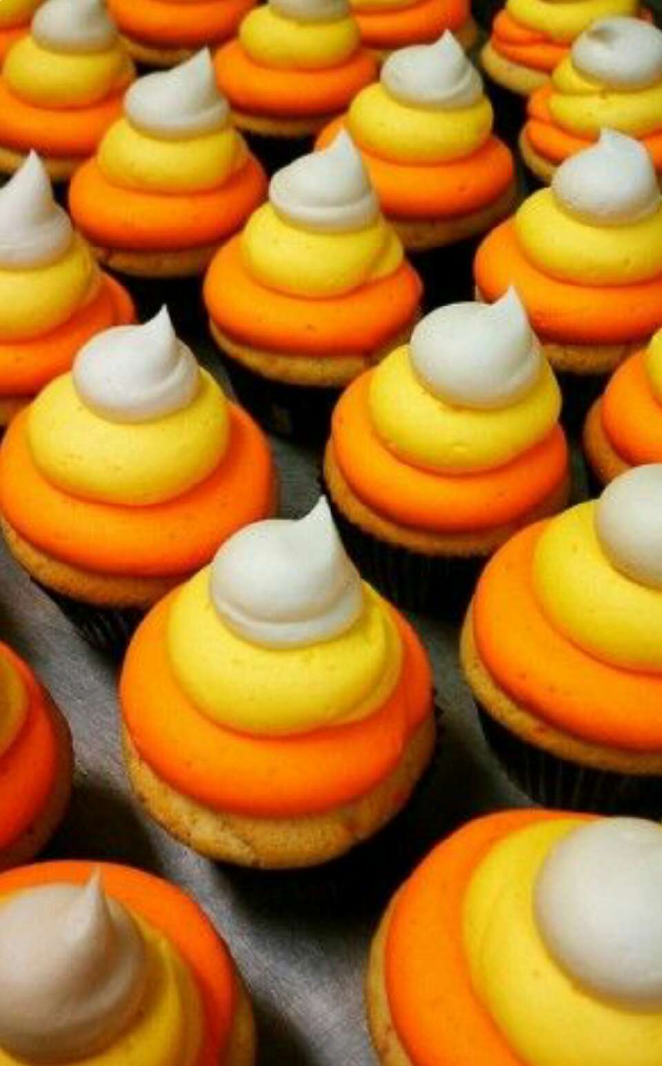 Candy Corn Cupcakes!!!