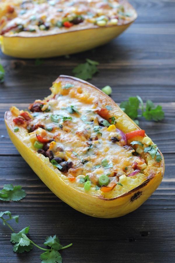 Spaghetti Squash Burrito Bowls