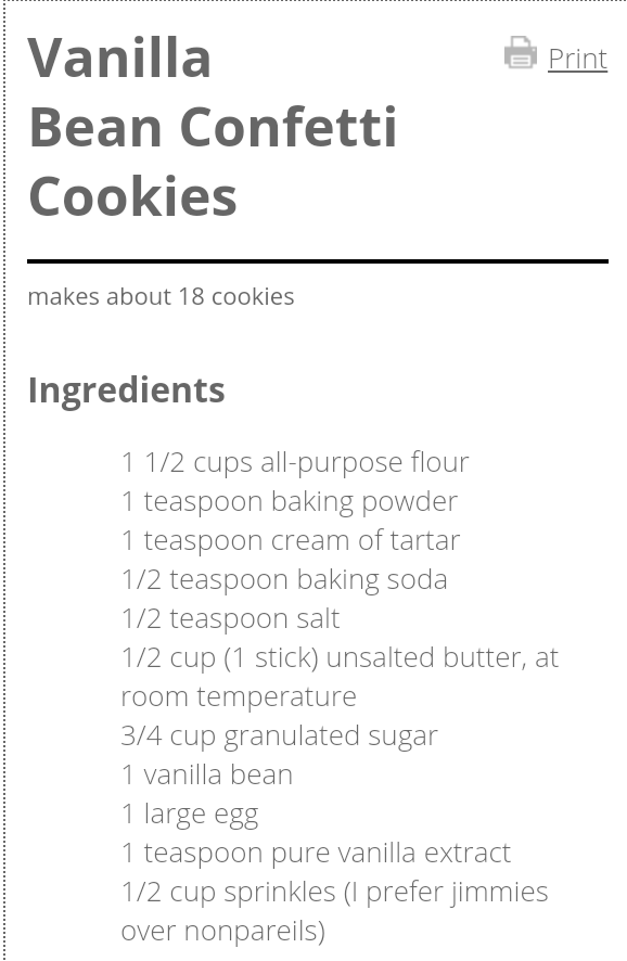 Vanilla Bean Confetti Cookies!!!