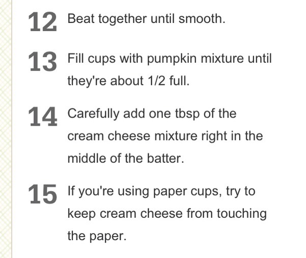 Cream Cheese Pumpkin Muffins 😋