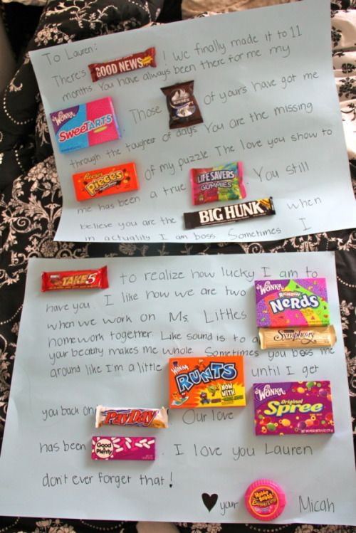 Punny And Sweet Candy Love Notes Ideas 😘💕