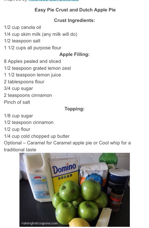 ✨10 Minute Flaky Crust Recipe & Easy Dutch Apple Pie✨😋👏👏