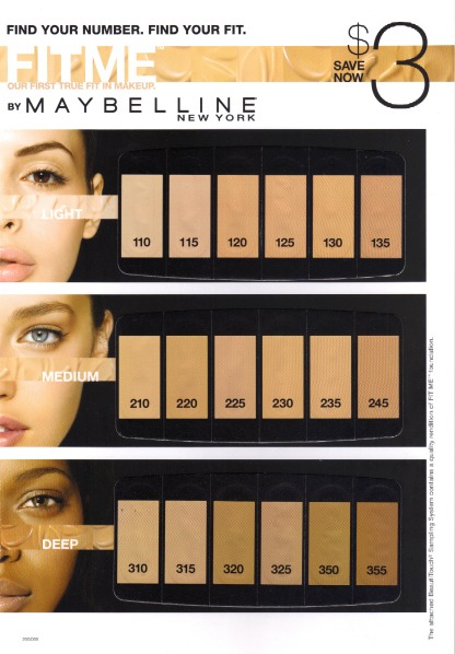 Fit Me Stick Color Chart