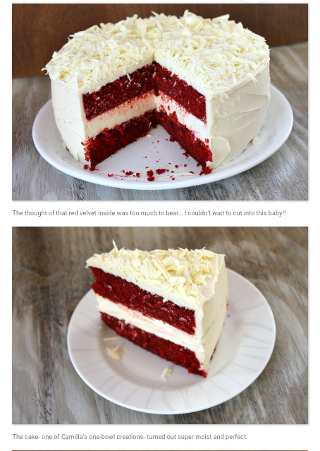 Red Velvet Cheesecake Cake!!!