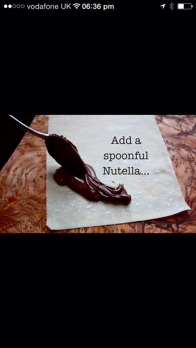 Nutella And Banana Crape ☺️