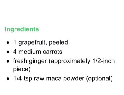 Glowing Skin Sunshine Juice
