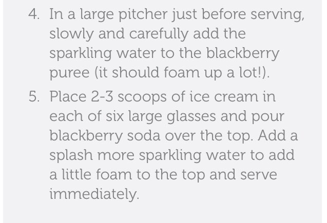 Lavender Earl Grey Blackberry Ice Cream Floats 