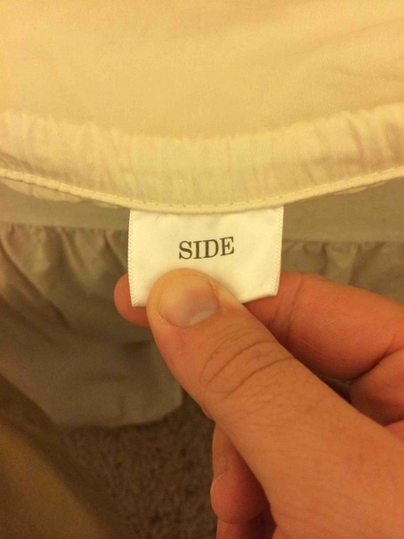 #15	 Sheets that actually tell you how to orient them 