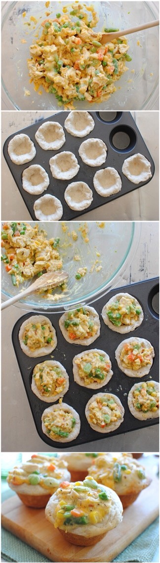 Chicken Pot Pie Cupcakes!! 