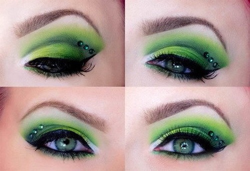 Beautiful Green Eye Shadow Look😍❤️✅