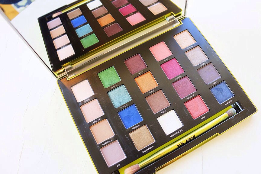 I used shadows from my vice 3 from urban decay! These shadows are amazing an a little product goes a long way! 