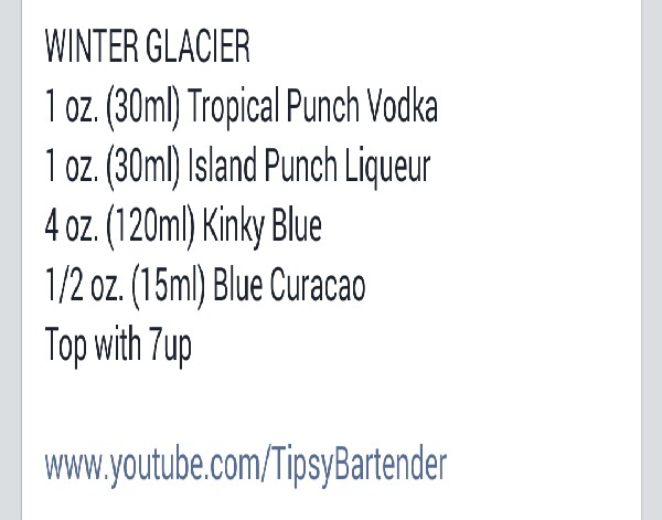 this blue drink is easy and amazing !! 