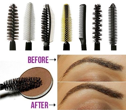 25. Wash & Save Your Wands
Instead of tossing them in the trash when your mascara expires, wash and repurpose those wands! You can use them as an eyebrow brush, even applying a bit of color before sweeping across your brows. Or, spray with hairspray and use them to brush and keep your eyebrows